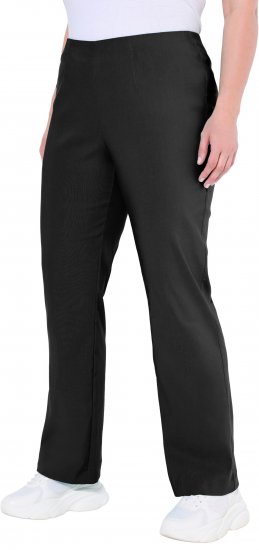 Ulla Popken Classic Stretch Bengaline Comfort Pants Black - Jeans & Pantalons Femme Grandes Tailles – Plus Size - 