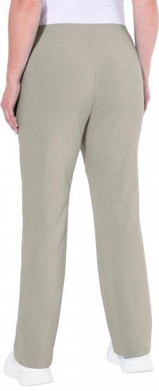 Ulla Popken Classic Stretch Bengaline Comfort Pants Brown - Jeans & Pantalons Femme Grandes Tailles – Plus Size - 