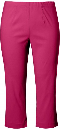 Ulla Popken Stretch Basic Bengaline Capri Pants Pale Lilac - Jeans & Pantalons Femme Grandes Tailles – Plus Size - Jeans & pantalons femme, EU 42-70