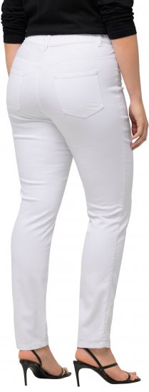 Ulla Popken Sienna Stretch Twill Jeggings Snow White - Jeans & Pantalons Femme Grandes Tailles – Plus Size - 