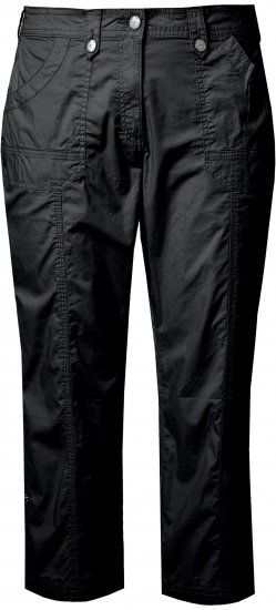 Ulla Popken Roll Tab Hem Stretch Cargo Pants Black - Jeans & Pantalons Femme Grandes Tailles – Plus Size - 