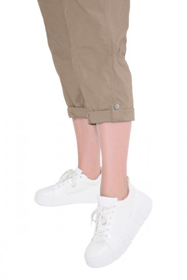 Ulla Popken Roll Tab Hem Stretch Cargo Pants Orange - Pantalons - Pantalons femme grande taille