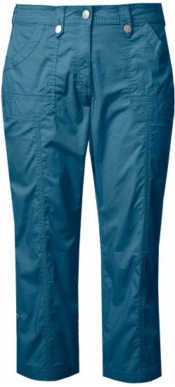 Ulla Popken Roll Tab Hem Stretch Cargo Pants Blue - Jeans & Pantalons Femme Grandes Tailles – Plus Size - 