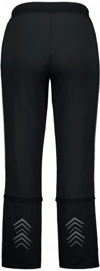Ulla Popken Zip Off Reflective Detail Funtional Powerstretch Pants Black - Jeans & Pantalons Femme Grandes Tailles – Plus Size - 