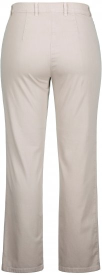Ulla Popken Summer Pants Mony Beige - Jeans & Pantalons Femme Grandes Tailles – Plus Size - 