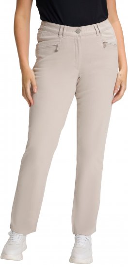 Ulla Popken Summer Pants Mony Beige - Jeans & Pantalons Femme Grandes Tailles – Plus Size - 