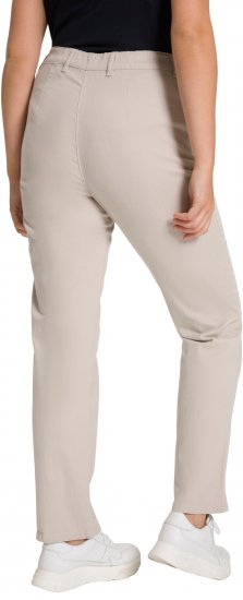 Ulla Popken Summer Pants Mony Beige - Jeans & Pantalons Femme Grandes Tailles – Plus Size - 