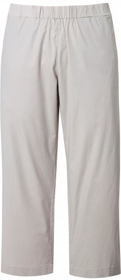 Ulla Popken Wide Leg Ruby Fit Stretch Chino Pants Pebble - Jeans & Pantalons Femme Grandes Tailles – Plus Size - 