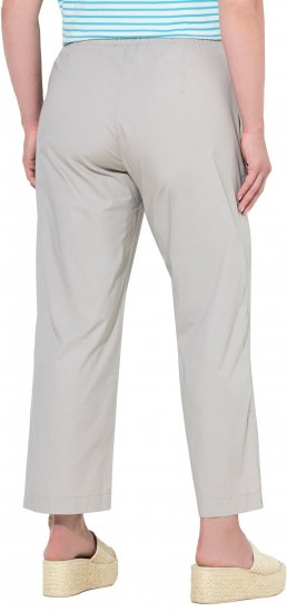 Ulla Popken Wide Leg Ruby Fit Stretch Chino Pants Pebble - Jeans & Pantalons Femme Grandes Tailles – Plus Size - 