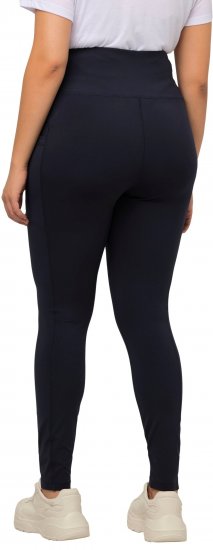 Ulla Popken High Waist Quick Dry Recycled Stretch Leggings Grey - Jeans & Pantalons Femme Grandes Tailles – Plus Size - 