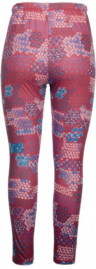 Ulla Popken Graphic Print Recycled Polyester Quick Dry Stretch Leggings Red - Jeans & Pantalons Femme Grandes Tailles – Plus Size - 