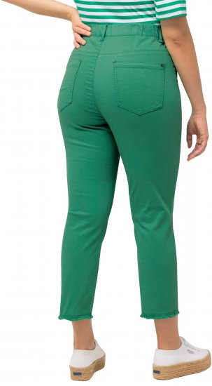 Ulla Popken Stretch Blend Bengaline Pants Emerald Green - Jeans & Pantalons Femme Grandes Tailles – Plus Size - 