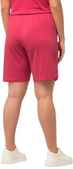 Ulla Popken Stretch Knit Bermuda Shorts Red - Jeans & Pantalons Femme Grandes Tailles – Plus Size - 