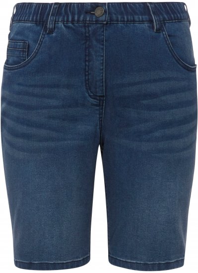 Ulla Popken Basic Denim Mandy Bermuda Shorts Light Blue Denim - Jeans & Pantalons Femme Grandes Tailles – Plus Size - 