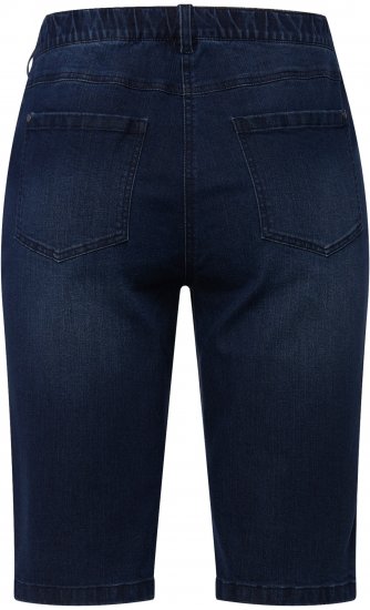 Ulla Popken Basic Denim Mandy Bermuda Shorts Blue Denim - Jeans & Pantalons Femme Grandes Tailles – Plus Size - 