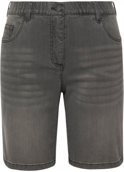 Ulla Popken Basic Denim Mandy Bermuda Shorts Denim Blue - Jeans & Pantalons Femme Grandes Tailles – Plus Size - 