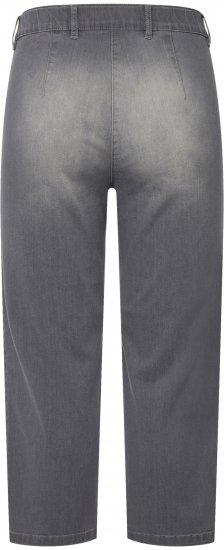 Ulla Popken Cropped Stretch Blend Mony Jeans Denim Blue - Jeans & Pantalons Femme Grandes Tailles – Plus Size - 