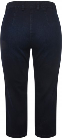Ulla Popken Cropped Stretch Blend Mony Jeans Denim Blue - Jeans & Pantalons Femme Grandes Tailles – Plus Size - 