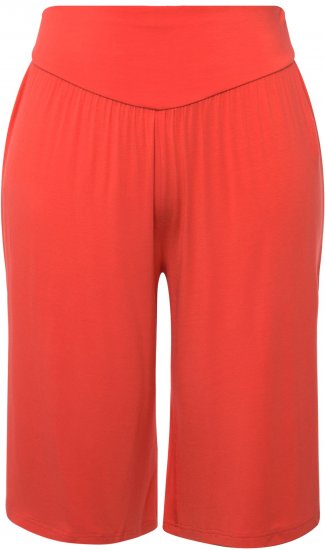Ulla Popken Wide Leg Flared Bermuda Shorts - Jeans & Pantalons Femme Grandes Tailles – Plus Size - 