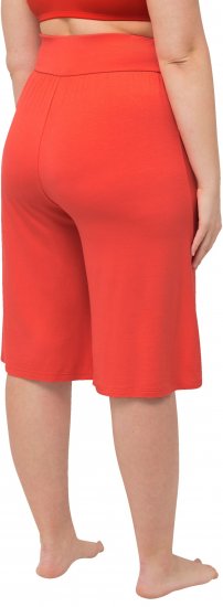Ulla Popken Wide Leg Flared Bermuda Shorts - Jeans & Pantalons Femme Grandes Tailles – Plus Size - 