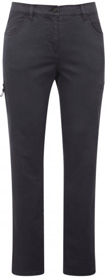 Ulla Popken Stretch Fit 6 Pocket Cargo Pants Black - Jeans & Pantalons Femme Grandes Tailles – Plus Size - 