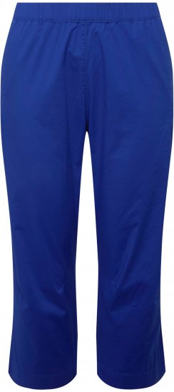 Ulla Popken Cropped Ruby Fit Pants Blue - Jeans & Pantalons Femme Grandes Tailles – Plus Size - 