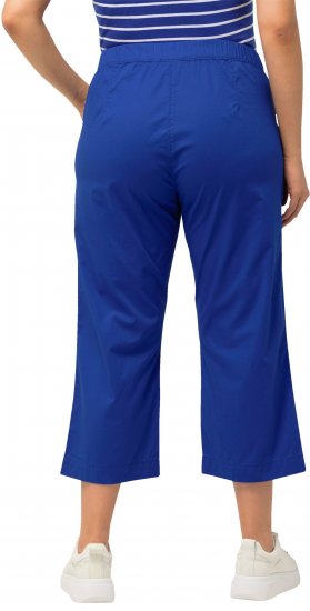Ulla Popken Cropped Ruby Fit Pants Blue - Jeans & Pantalons Femme Grandes Tailles – Plus Size - 