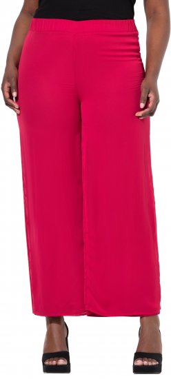 Ulla Popken Layered Chiffon Wide Leg Pants - Jeans & Pantalons Femme Grandes Tailles – Plus Size - 