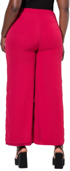 Ulla Popken Layered Chiffon Wide Leg Pants - Jeans & Pantalons Femme Grandes Tailles – Plus Size - 