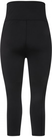 Ulla Popken Cropped High Waisted Leggings Black - Jeans & Pantalons Femme Grandes Tailles – Plus Size - 