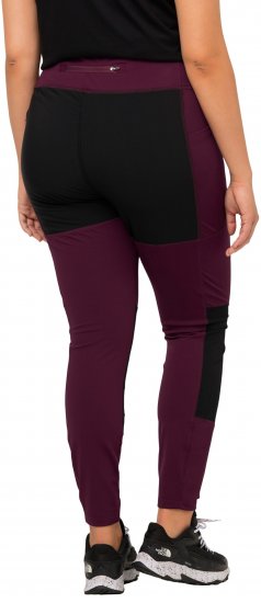 Ulla Popken High Waisted Hiking Leggings Purple - Jeans & Pantalons Femme Grandes Tailles – Plus Size - 