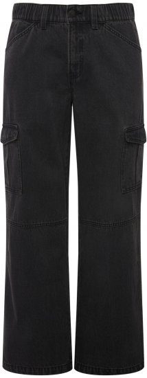 Ulla Popken Mandy Cargo Jeans Black - Jeans & Pantalons Femme Grandes Tailles – Plus Size - 