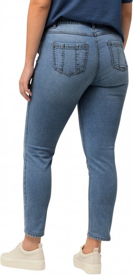 Ulla Popken Rhinestone Detail Stretch Fit Skinny Jeans Blue - Jeans & Pantalons Femme Grandes Tailles – Plus Size - 