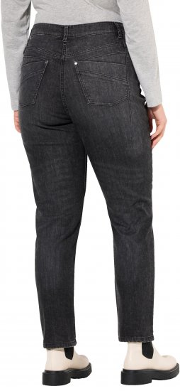 Ulla Popken Rivet Detail Mom Jeans Denim Blue - Jeans & Pantalons Femme Grandes Tailles – Plus Size - 