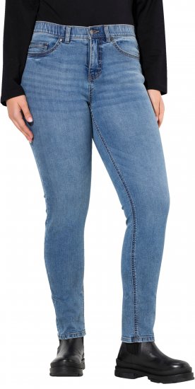 Ulla Popken Stretch Fit Slim Leg Jeans Blue - Jeans & Pantalons Femme Grandes Tailles – Plus Size - 