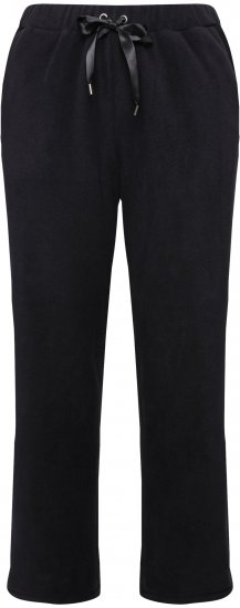 Ulla Popken Fleece Loungewear Pants Black - Jeans & Pantalons Femme Grandes Tailles – Plus Size - 
