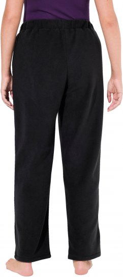 Ulla Popken Fleece Loungewear Pants Black - Jeans & Pantalons Femme Grandes Tailles – Plus Size - 