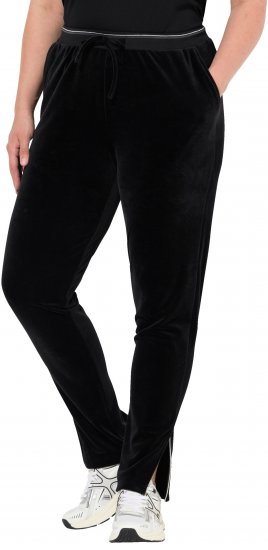 Ulla Popken Velvet Leggings Black - Jeans & Pantalons Femme Grandes Tailles – Plus Size - 