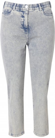 Ulla Popken Tapered Leg Mom Jeans Blue Denim - Jeans & Pantalons Femme Grandes Tailles – Plus Size - 