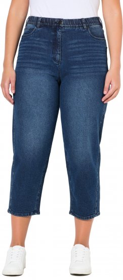 Ulla Popken Tapered Leg Mom Jeans Denim Blue - Jeans & Pantalons Femme Grandes Tailles – Plus Size - 