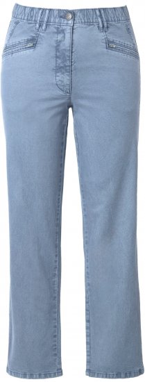 Ulla Popken Tapered Leg Mony Pants Atlantic Blue - Jeans & Pantalons Femme Grandes Tailles – Plus Size - 