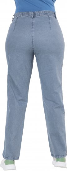 Ulla Popken Tapered Leg Mony Pants Atlantic Blue - Jeans & Pantalons Femme Grandes Tailles – Plus Size - 