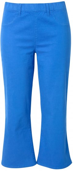 Ulla Popken Wide Leg Twill Mary Fit Culottes Deep Aqua - Jeans & Pantalons Femme Grandes Tailles – Plus Size - 