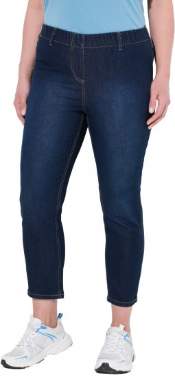 Ulla Popken Cropped Jeggings Denim Blue - Jeans & Pantalons Femme Grandes Tailles – Plus Size - 