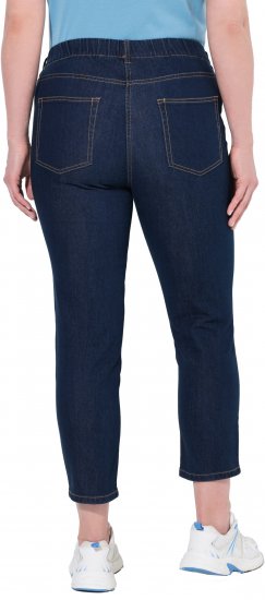 Ulla Popken Cropped Jeggings Denim Blue - Jeans & Pantalons Femme Grandes Tailles – Plus Size - 