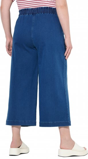Ulla Popken Denim Culottes Blue - Jeans & Pantalons Femme Grandes Tailles – Plus Size - 