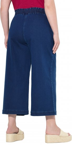 Ulla Popken Denim Culottes Denim Blue - Jeans & Pantalons Femme Grandes Tailles – Plus Size - 