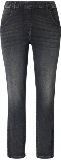 Ulla Popken Vintage Wash Jeggings Black - Jeans & Pantalons Femme Grandes Tailles – Plus Size - 