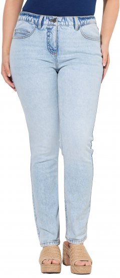 Ulla Popken Slim Leg Stretch Fit Jeans Light Blue Denim - Jeans & Pantalons Femme Grandes Tailles – Plus Size - 