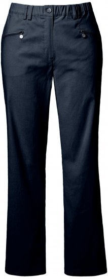 Ulla Popken Thermal Stretch Fit Mony Pants Navy - Jeans & Pantalons Femme Grandes Tailles – Plus Size - 